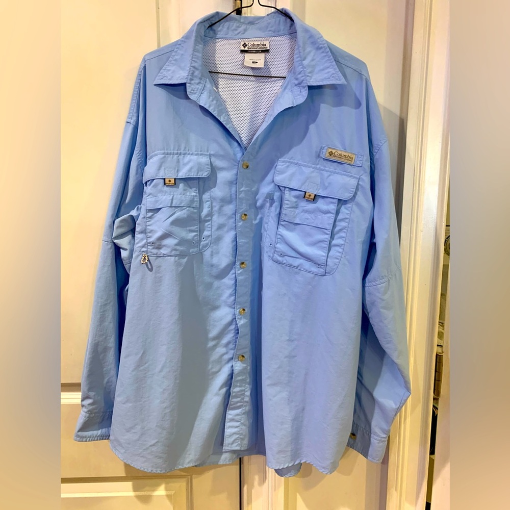 Mens Columbia sportswear/fishing shirt